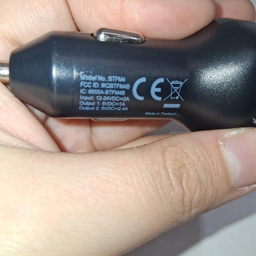SCOSCHE WIRELESS HANDS-FREE BLUETOOTH TRANSMITTER CAR KIT - BLACK (MODEL: BTFM4-SP) image 5