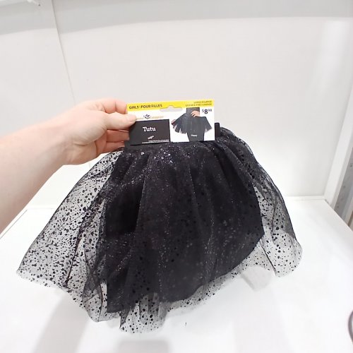 GIRL'S WAY TO CELEBRATE! SEQUIN TUTU - LARGE/EXTRA LARGE - BLACK image 2