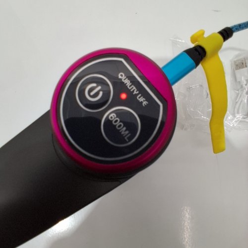 COZY BLUE UNIVERSAL PORTABLE ELECTRIC WATER DISPENSER PUMP - 3/4/5 GALLON - BLACK/PURPLE (MODEL: MR001) image 2