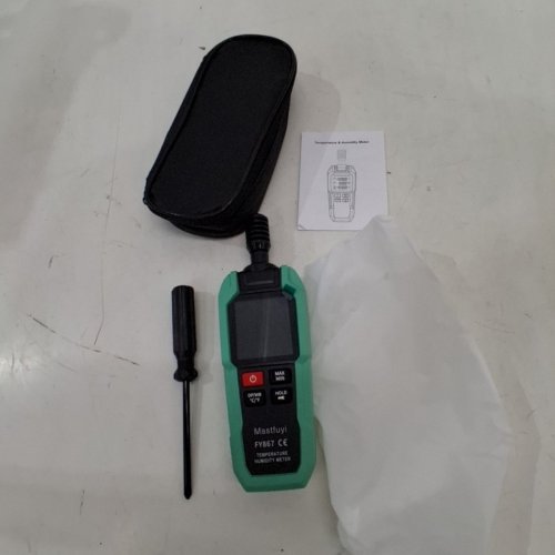 MASTFUYI PROFESSIONAL DIGITAL THERMOHYGROMETER​​ ​​- MEASURES WET-BULB TEMPERATURE, DEW-POINT TEMPERATURE, AMBIENT HUMIDITY​ - MINT (MODEL: FY867) image 3