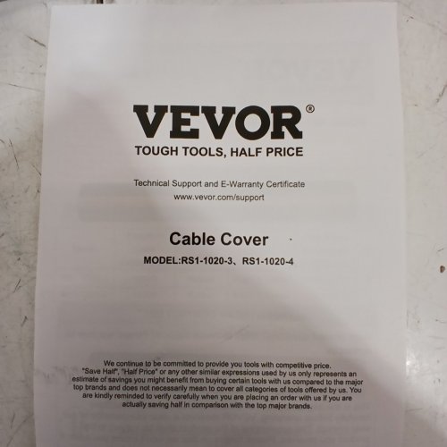 4PK CABLE PROTECTOR RAMP CORD COVER HOSE PROTECTOR - 40" X 6" - BLACK/YELLOW (MODEL: RS1-1020-4) image 3