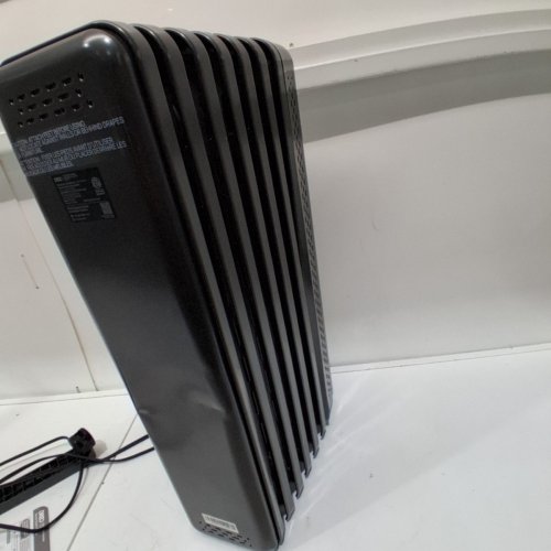 DREO ELECTRIC OIL-FILLED RADIATOR HEATER WITH REMOTE CONTROL - 1500W - DARK GREY (MODEL: DR-HSH010) image 5