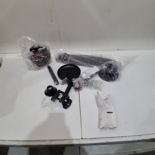 MULIANBOX 3-BLADE MODERN CEILING FAN, NO LIGHT WITH REMOTE CONTROL - 42" - BLACK image 2