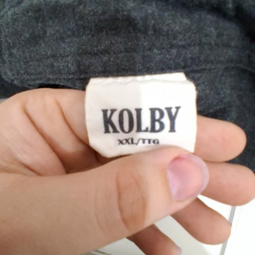 MENS KOLBY EVERYDAY FLANNEL BUTTON-UP SHIRT - XXL - DARK GREY/FADED BLACK (STYLE: 23N27D5-DGY) image 3