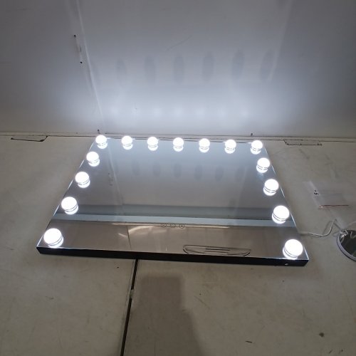MOONEE HOLLYWOOD VANITY MIRROR WITH 3 COLOUR LIGHTING OPTIONS AND USB CHARGING PORTS -23" X 18" - (MODEL: HLW-5846) image 2
