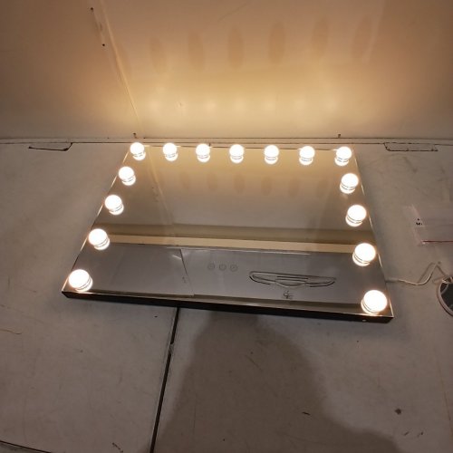 MOONEE HOLLYWOOD VANITY MIRROR WITH 3 COLOUR LIGHTING OPTIONS AND USB CHARGING PORTS -23" X 18" - (MODEL: HLW-5846) image 3