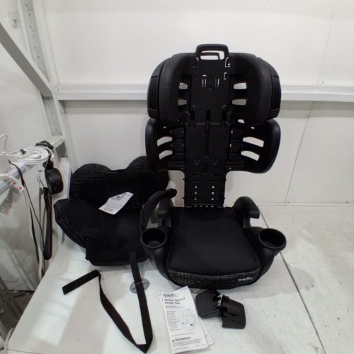 EVENFLO GO TIME LX BOOSTER CAR SEAT - 28.2" X 15.5" X 19.5" - 40-120 LBS CAPACITY - CHARDON BLACK (MODEL: 35012415C) image 3