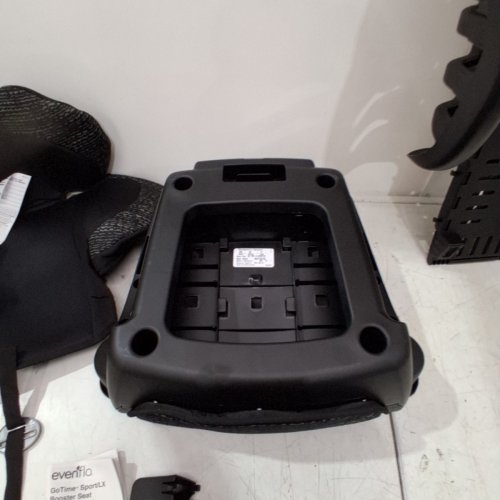 EVENFLO GO TIME LX BOOSTER CAR SEAT - 28.2" X 15.5" X 19.5" - 40-120 LBS CAPACITY - CHARDON BLACK (MODEL: 35012415C) image 6