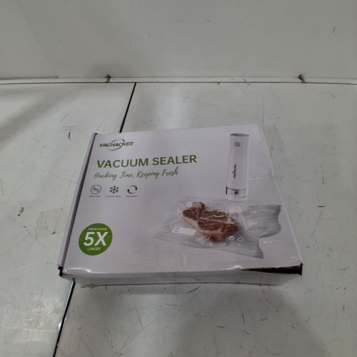 HANDHELD VACUUM SEALER WITH 30 REUSABLE BAGS FOR FOOD STORAGE - WHITE image 3