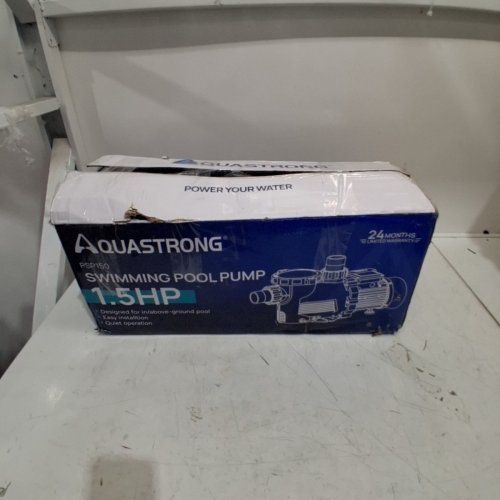 AQUASTRONG 1.5HP IN/ABOVE GROUND SWIMMING POOL PUMP WITH 81000 GPH FLOW- BLACK\BLUE (MODEL: PSP150T) image 9