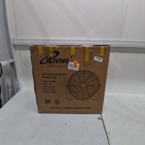 ILIVING 20" HIGH VELOCITY STAND FAN - BLACK (MODEL: ILG8F20) image 5