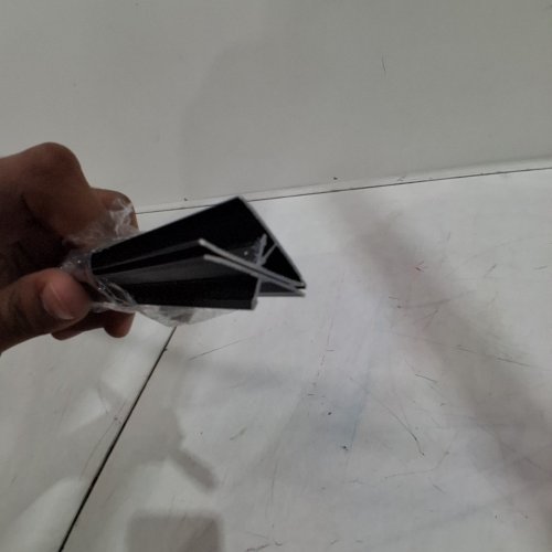 3PK TRIMOLD ALUMINUM T-MOLDING TRIM & FLOOR TRANSITION STRIPS FOR FLOOR GAPS, DOOR TO FLOOR TRANSITION AND MORE, 36" LONG PER STRIP, BLACK, (MODEL: HB-T20) image 4