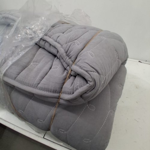 LILYVIBEBEARHAPPY PREMIUM MATTRESS TOPPER - QUEEN 80" X 60" - GREY (MODEL: DSH-03) image 4