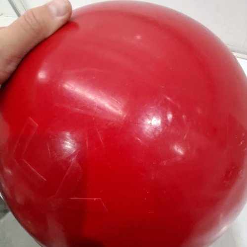 JOLLYPETS JOLLYBALL PUSH-N-PLAY TOY BALL FOR DOGS/PETS - 14" - RED (MODEL: 314BL) image 4