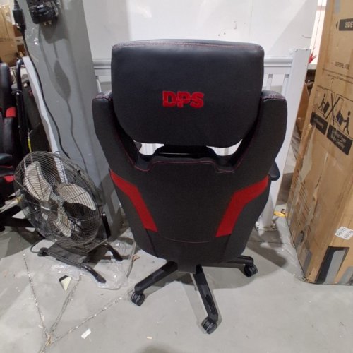 DPS ENCORE 3D INSIGHT GAMING OFFICE CHAIR - 49.5" X 27.5" X 29.2" - BLACK / RED image 5