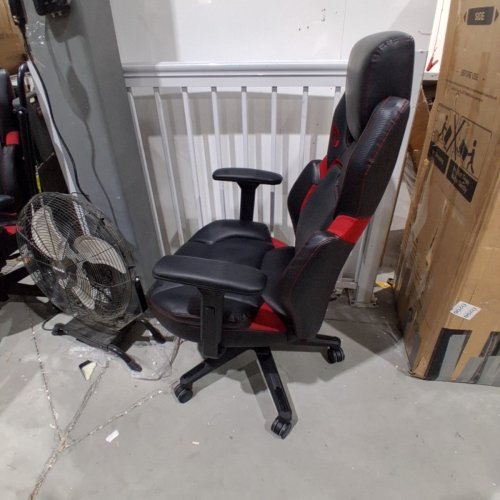 DPS ENCORE 3D INSIGHT GAMING OFFICE CHAIR - 49.5" X 27.5" X 29.2" - BLACK / RED image 6