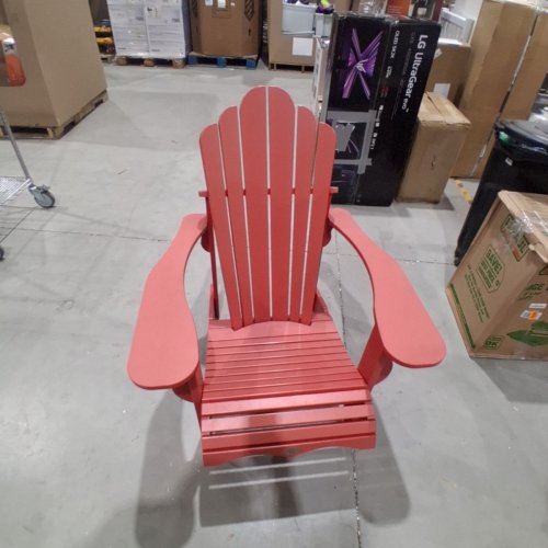 LEISURE LINE CLASSIC ADIRONDACK CHAIR - 33'' X 39'' X 40'' - RED image 3