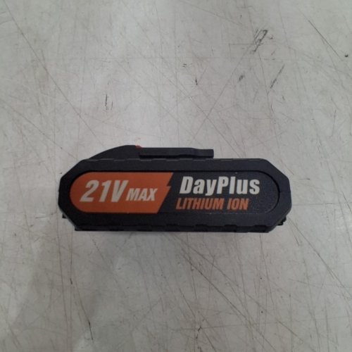 DAYPLUS LITHIUM-ION RECHARGEABLE BATTERY - 21V - 1.5 AH - BLACK / ORANGE (MODEL: YC01) image 4