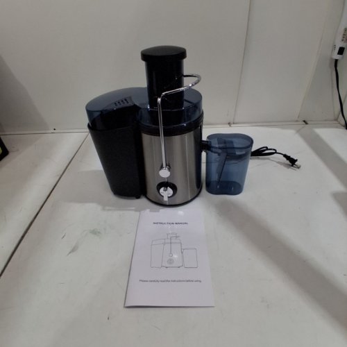 ELECTRIC JUICER MACHINE FOR FRUIT AND VEGETABLES - BLACK (MODEL: JH-3028) image 3