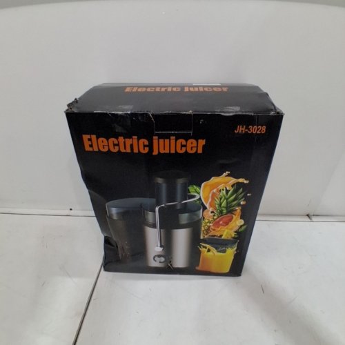 ELECTRIC JUICER MACHINE FOR FRUIT AND VEGETABLES - BLACK (MODEL: JH-3028) image 5