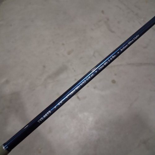 BPS TINY LITE UNDERSPIN FISHING ROD AND REEL COMBO - LINE WT 2-6 LBS; LURE WT 1/32-1/4 OZ (MODEL: TYL46TS) image 2