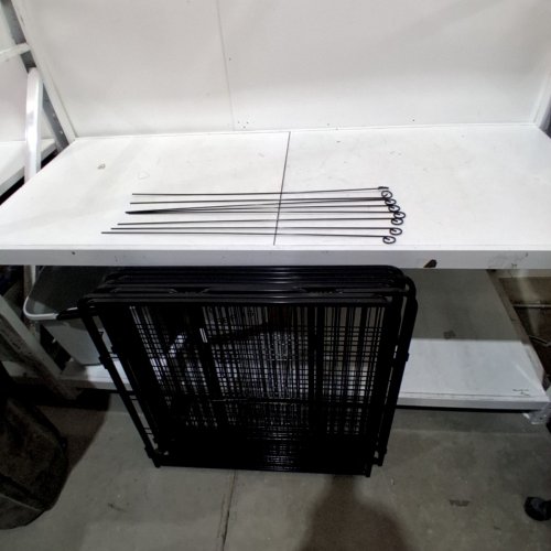 BESTPET HEAVY DUTY PET PLAYPEN WITH DOOR - 8 PANELS - 32" - BLACK (MODEL: HP3232-8-BLACK) image 3