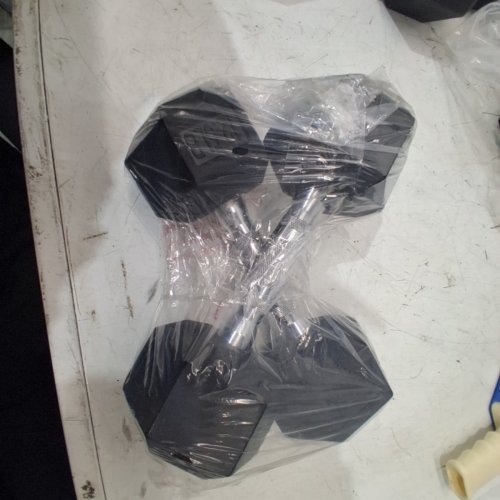 2PK HEX DUMBBELLS - 12.5 LBS - BLACK image 3