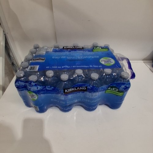 40PK KIRKLAND NATURAL SPRING WATER BOTTLES - 500ML (EACH) image 3