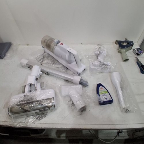 BISSELL POWERCLEAN CORDLESS SELF-STANDING STICK VACUUM WITH LED HEADLIGHTS - WHITE (MODEL: 4173B) image 2