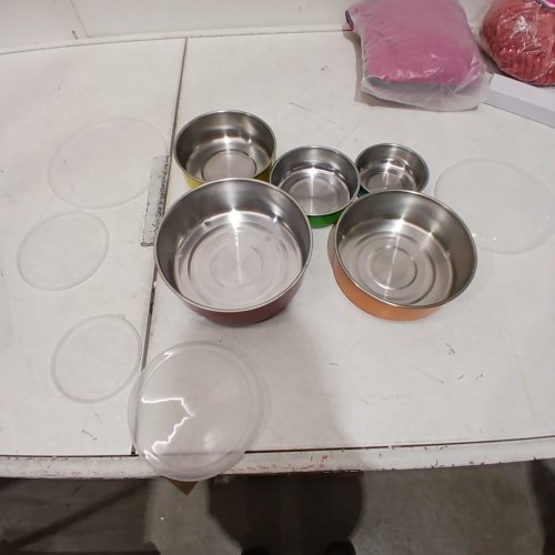 5PC FOOD STORAGE CONTAINERS, PROTECT FRESH BOX - 10CM TO 18CM - MULTI COLOR image 2