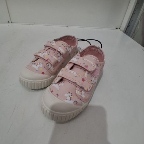 GIRL'S GEORGE CASUAL VELCRO SHOES - 11 - PINK/UNICORNS (STYLE: 72FRANKIEGY25) image 3
