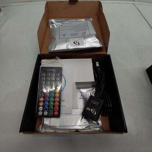 2PK BERELLI LED MUSIC SYNC STRIP LIGHTS 16.4FT EACH 32.8FT TOTAL WITH REMOTE image 2