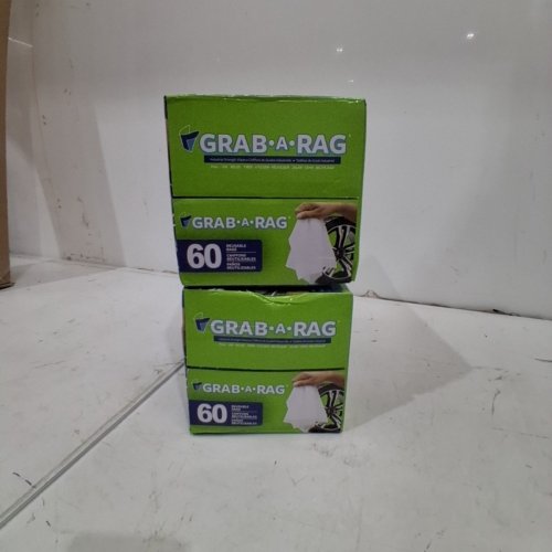 120PK GRAB-A-RAG WASHABLE MICROFIBRE RAGS - WHITE image 3