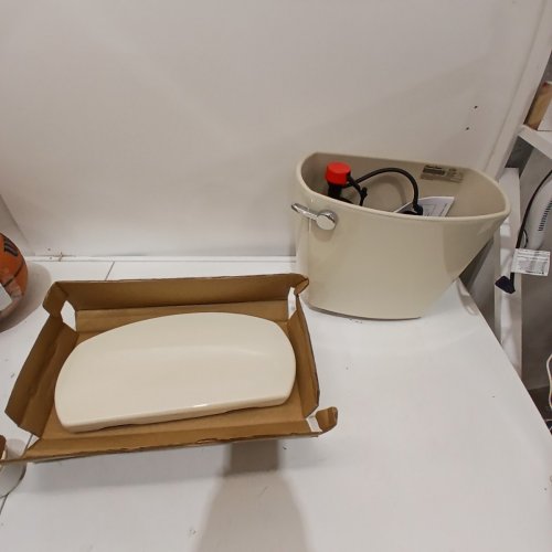 AMERICAN STANDARD CADET PRO SINGLE-FLUSH TOILET TANK - BONE - (MODEL: 4188A) image 2
