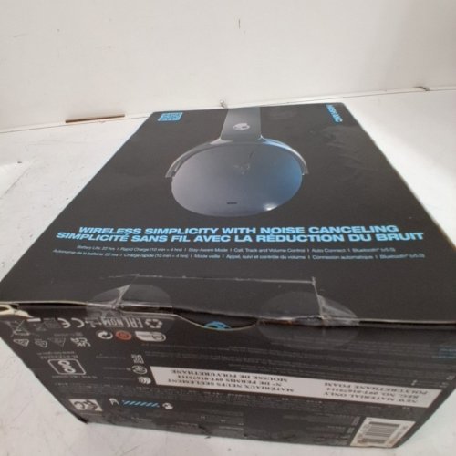 SKULLCANDY HESH ANC WIRELESS ACTIVE NOISE CANCELING OVER-EAR HEADPHONES, TRUE BLACK (MODEL: S6HHW-N740) image 3