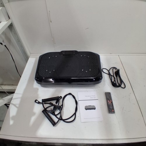 TAEVNO BLUETOOTH VIBRATION PLATE EXERCISE MACHINE - 450LB CAPACITY - BLACK image 3