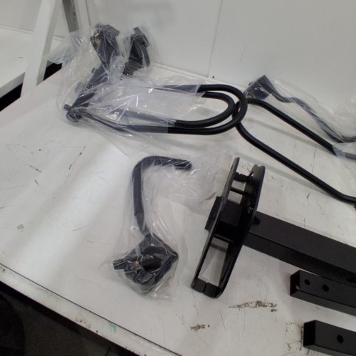 YOUNG ELECTRIC 2-BIKE HITCH MOUNTED "FAT TIRE" BICYCLE RACK - 200LBS CAPACITY - BLACK (MODEL: ‎10104095) image 4