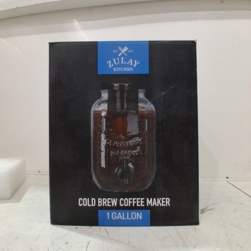 ZULAY KITCHEN COLD BREW COFFEE MAKER - 1 GAL - CLEAR / BLACK image 5