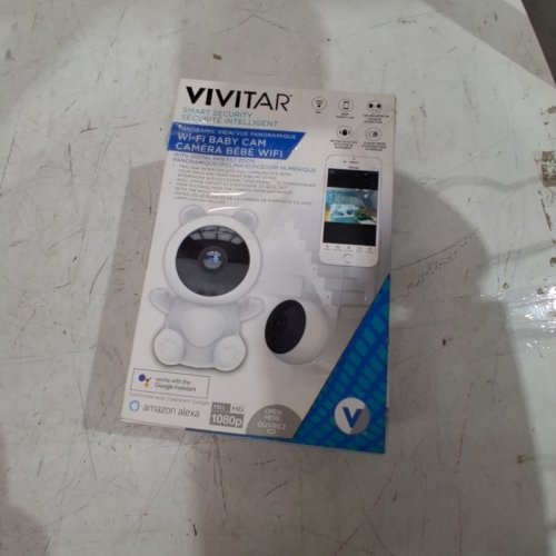 VIVITAR SMART SECURITY WIFI BABY CAMERA - 1080P QUALITY - 360º VIEW - WHITE image 4
