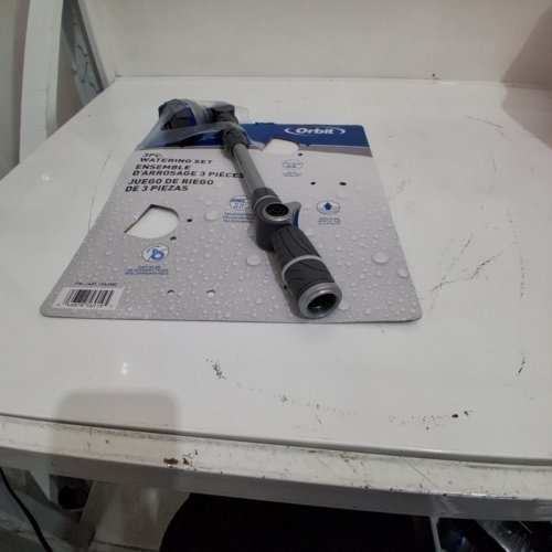 ORBIT MULTI-PATTERN WATERING NOZZLE WITH TELESCOPIC WAND - 19"-24" - BLUE/GREY (MODEL: 1933983) image 2