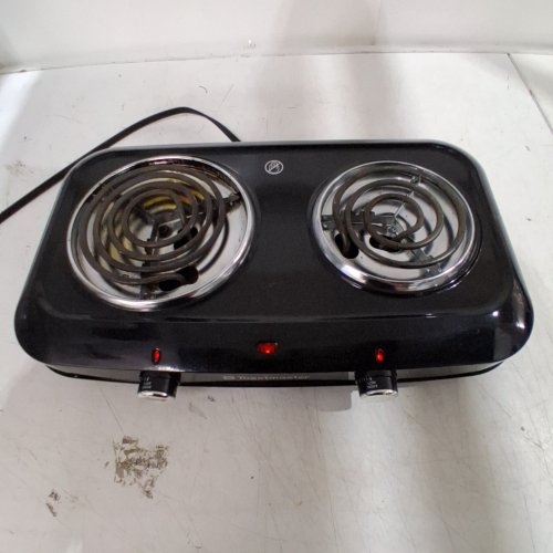 TOASTMASTER ELECTRIC ADJUSTABLE HEAT DOUBLE BURNER - BLACK (MODEL: TM-35DBCN) image 2