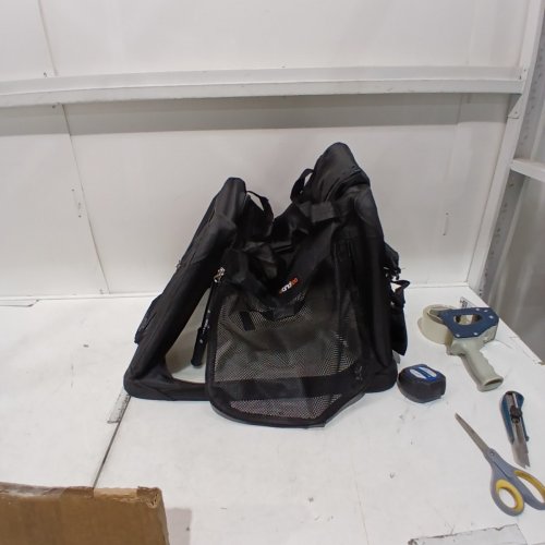 FEANDREA COLLAPSIBLE PET CARRIER SOFT FABRIC METAL FRAME - 24" X 16.5" X 16.5" - BLACK image 2