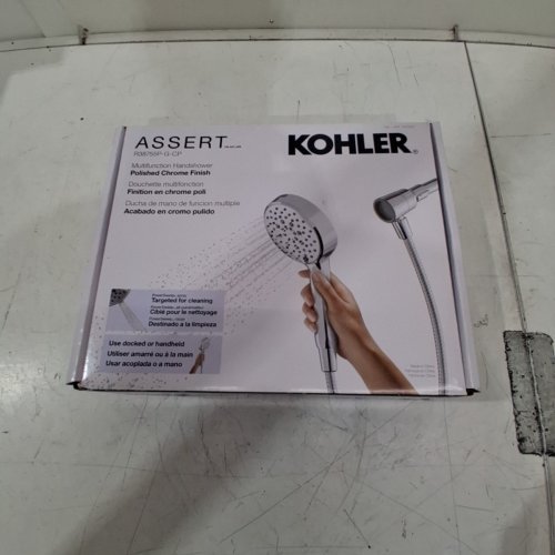 KOHLER ASSERT MULTIFUNCTION HANDSHOWER WITH MAGNETIC DOCK - R38755P-G-CP - CHROME (MODEL: R38755P-G-CP) image 4