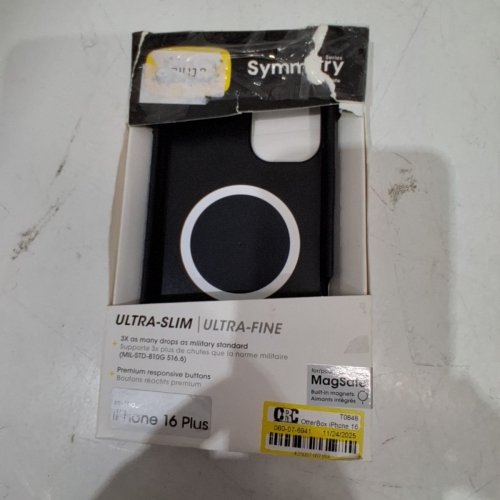 OTTERBOX SYMMETRY SERIES IPHONE 16 PLUS CASE FOR MAGSAFE - NEBULA NIGHT BLACK (MODEL: 77-97014) image 4