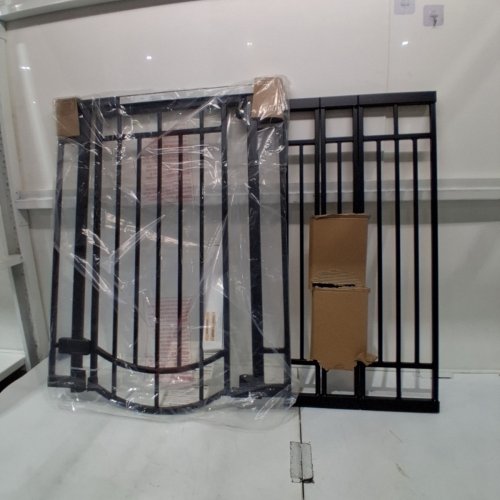SUMMER INFANT MULTI-USE DECORATIVE EXTRA TALL WALK-THRU BABY GATE - 28.5” -48” X 36" - BLACK (MODEL: 33383Z) image 2