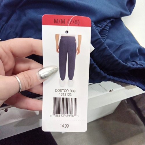 BOY'S FILA CARGO JOGGERS - MED (7/8) - NAVY BLUE (STYLE: 1313123) image 3