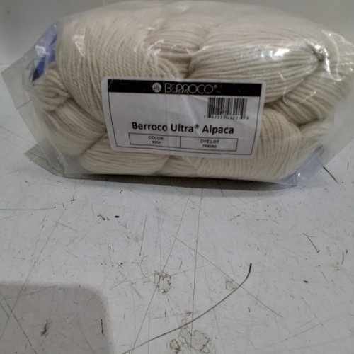 10PK BERROCO ULTRA CHUNKY ALPACA YARN -131 YARD EACH -CREAM/6201 image 3