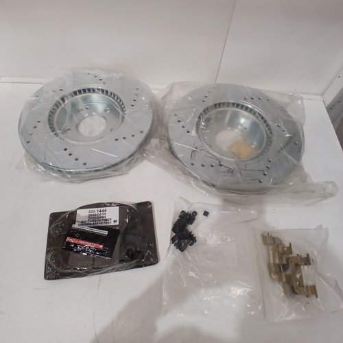 POWERSTOP FRONT & REAR BRAKE ROTOR AND BRAKE PAD KIT FOR VARIOUS FORD / LINCOLN MODELS (STYLE: Z23-1444) image 2