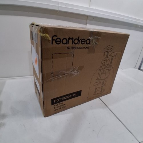 FEANDREA MULTI-LEVEL CAT TREE TOWER - 59.5" X 20.6" X 20.8" - SMOKEY GREY (MODEL: PCT192G01V1) image 4