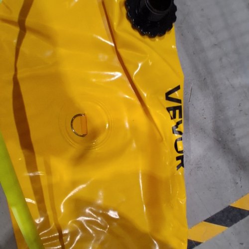 VEVOR FLOOD BARRIER HEIGHT SANDBAG ALTERNATIVE 24FT - YELLOW/BLACK (MODEL: F24FT20IN12IN10COVO) image 3